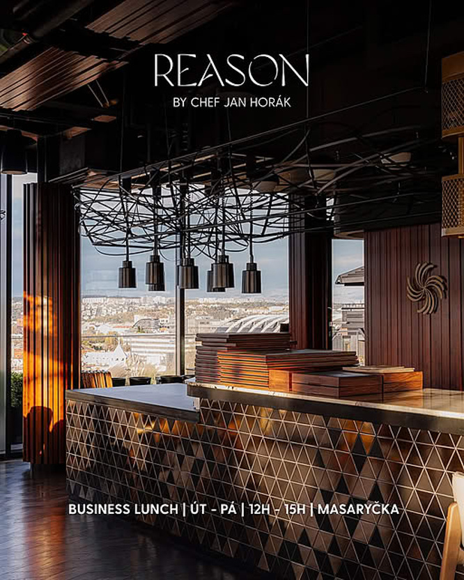 Business lunch v restauraci REASON na Masaryčce