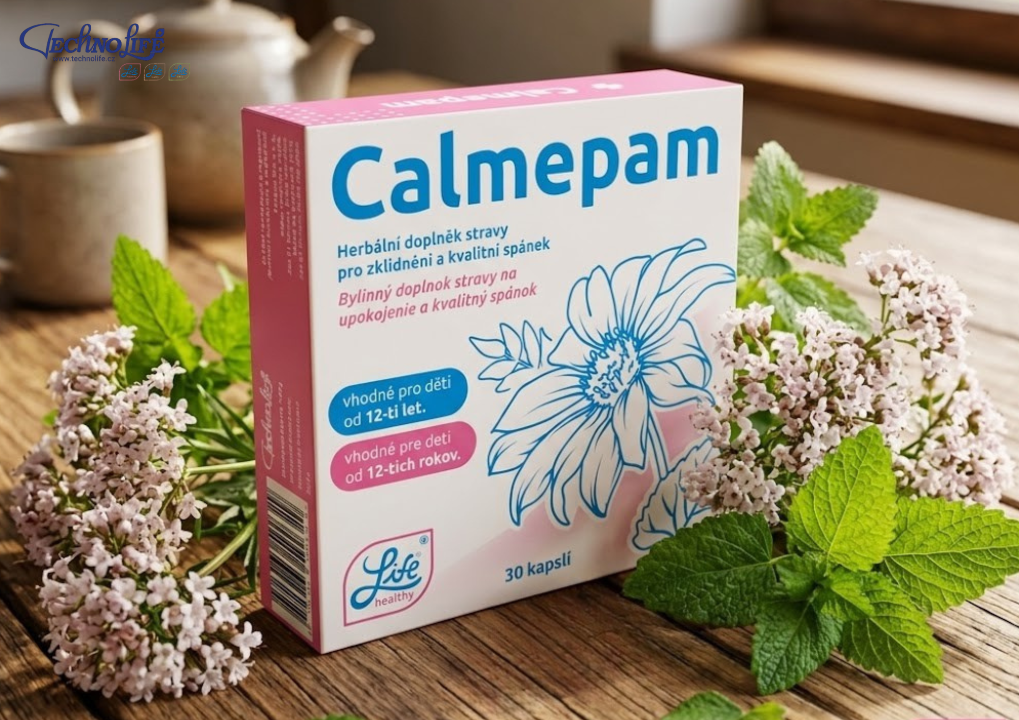Calmepam: Pět složek v doplňku pro večerní rutinu